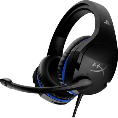 HyperX Cloud Stinger (PS4 Licensed) Over Ear headset Kabel Stereo Zwart/blauw Gamen - thumbnail