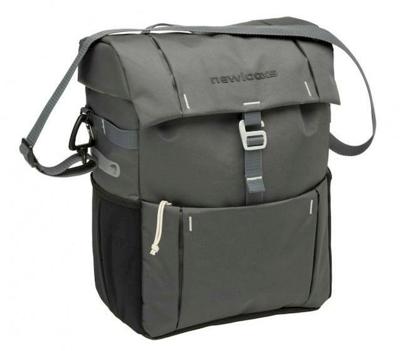 New Looxs vigo enkele tas 18,5l afneembaar grijs New Looxs vigo enkele tas 18,5l afneembaar grijs