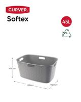 Curver Softex wasmand 45L Taupe - thumbnail