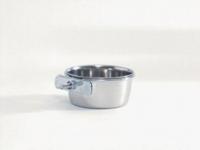 Rvs coop cups met houder en schroefdraad - 15 cm - thumbnail