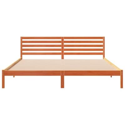 Bedframe Wasbruin 180 x 220 cm Massief grenenhout