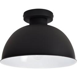 Urban Interiors Stoere plafondlampIndustrial 30cm vintage zwart - AI-SL-216-VB