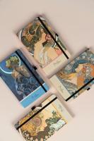 Alphonse Mucha Notitieboek A5 Feather - thumbnail