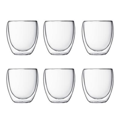 Bodum dubbelwandige glazen Pavina (25 cl) (set van 6)