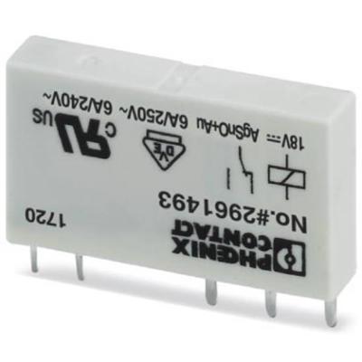Phoenix Contact REL-MR- 18DC/21AU Relais 18 V/DC 50 mA 1x wisselcontact 10 stuk(s) Piece