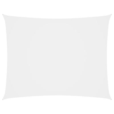 Zonnescherm rechthoekig 3x4,5 m oxford stof wit Zonnescherm rechthoekig 3x4,5 m oxford stof wit
