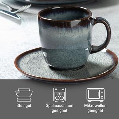 Villeroy & Boch Koffiekopje Lave 190 ml - Grijs - thumbnail