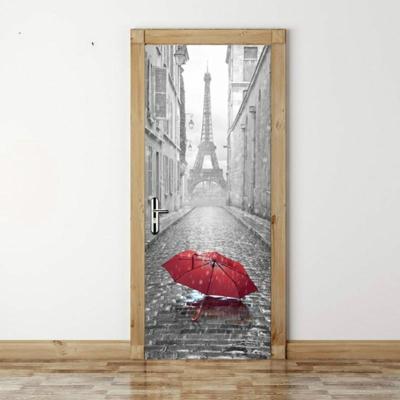 3D Wallpaper poster stickers zelf zelfklevende verwisselbare Home deur decoratie stickers grootte: 38 5 cm × 200cm