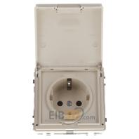 Merten MEG2310-7244 Wandcontactdoos AquaDesign Wit 1 stuk(s)