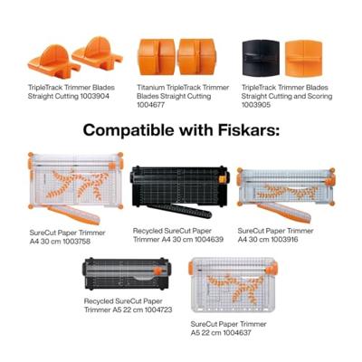 Fiskars triple track reservemessen, 2 stuk/ 1 doos - thumbnail