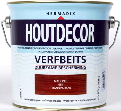 Hermadix Houtdecor Verfbeits Transparant - Mahonie