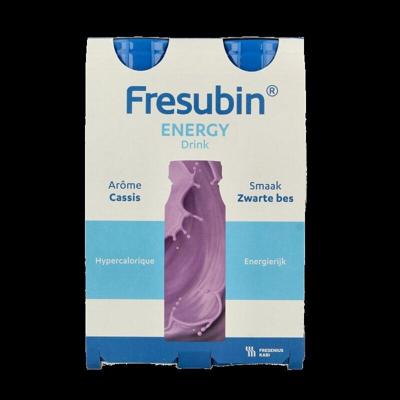 Fresubin Energy drink cassis 200ml 4 Stuks