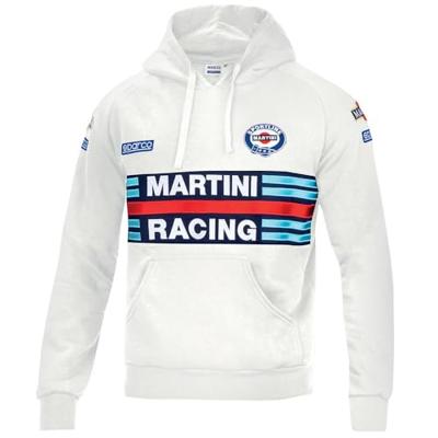 Herenhoodie Sparco Martini Racing Wit