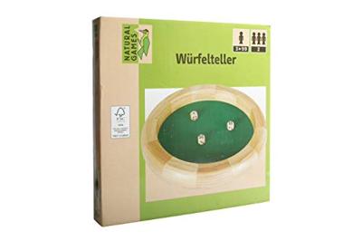 Dobbelbak 30 cm incl 3 dobbelstenen