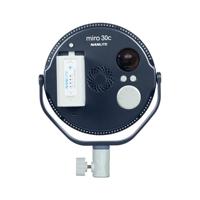 Nanlite Miro 30c LED Full-color Round Panel Light (midnight blue) - thumbnail