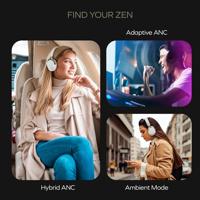 Creative Zen Hybrid SXFI On Ear headset Bluetooth Stereo Zwart Volumeregeling, Microfoon uitschakelbaar (mute) - thumbnail