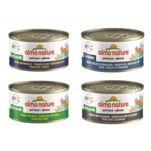 Almo Nature HFC Jelly tonijn met inktvis natvoer kat (70 g) 6 x 70 g