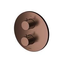 Hotbath Buddy Inbouwthermostaat 2 weg-stop-omstel - Geborsteld Koper PVD CB009EXTBCP - thumbnail