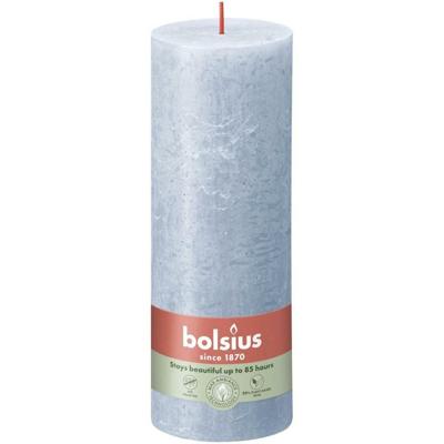 Bolsius Rustieke Stompkaars 19x6,8 cm Sky Blue