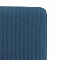 Eetkamerstoelen 2 st stof blauw - thumbnail