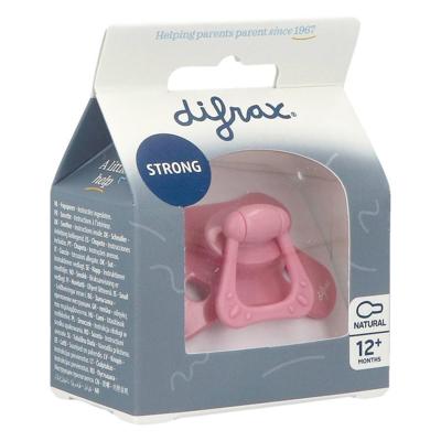 Difrax Fopspeen Natural 12+ Maanden Uni Raspberry