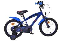 Superman kinderfiets - jongens - 16 inch - blauw - thumbnail
