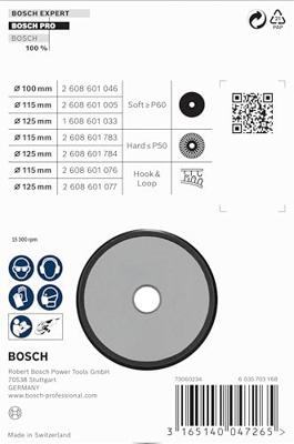 Bosch Accessoires Rubber steunschijven 100 mm, 15.300 o.p.m 1st - 2608601046 - thumbnail