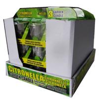 Basic Citronella kaars in metalen emmer 3 stuks 6.5cm - thumbnail