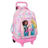 Schoolrugzak Barbie Painterly Roze Hemelsblauw 33 x 45 x 22 cm - thumbnail
