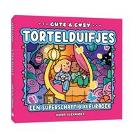 Cute & Cosy Tortelduifjes kleurboek - thumbnail