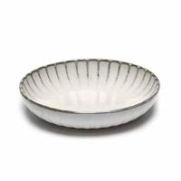 SERAX - Inku - Diep bord S 19cm H4 Wit - thumbnail