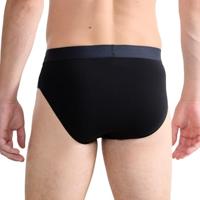 2-pack katoenen midislip/brief heren Ever Ease Biologisch katoen - Duurzaam ondergoed - L - Zwart - Onderbroek heren heren heren heren heren heren - thumbnail