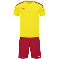 JAKO 4223K Shirt Power Km Kids - Citroen/Rood - 128 - thumbnail
