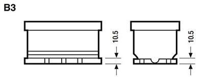 Yuasa SMF YBX3019 Autoaccu 95 Ah Pooltype: T1