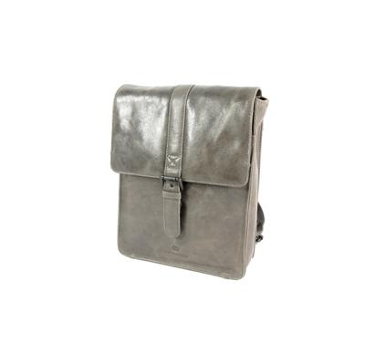 PORTO dames rugzak met klep midi zgrijs