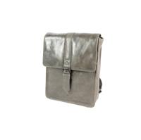 PORTO dames rugzak met klep midi zgrijs - thumbnail