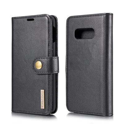 DG. MING Crazy Horse textuur Flip afneembare magnetische lederen Case voor Galaxy S10 E met houder & kaartsleuven & portemonnee (zwart)