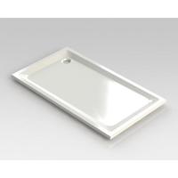 Nemo Spring Horus douchebak acryl 160x90x4.5cm afvoer D90 wit zonder potenstel dikte 4 mm 122017 - thumbnail