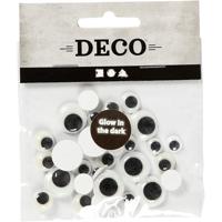 Creativ Company Wiebelogen glow in the dark zelfklevend, 30st. - thumbnail