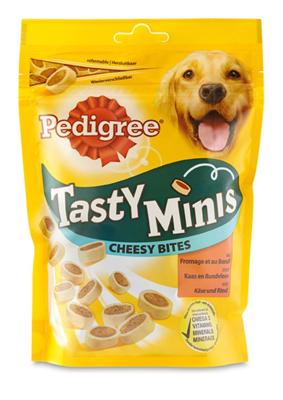 5 stuks! Hondenvoer 5 stuks! Tasty Minis Cheesy Bites, 140 g Pedigree - Pedigree