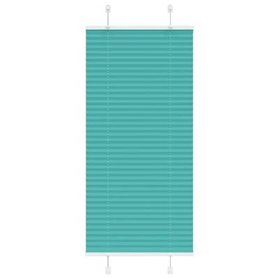 Pliss rolgordijn 65x150 cm stofbreedte 64,4 cm petrol groen Pliss rolgordijn 65x150 cm stofbreedte 64,4 cm petrol groen