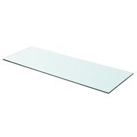 VidaXL Wandschap transparant 80x30 cm glas - thumbnail