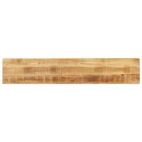 Tafelblad rechthoekig 160x30x2,5 cm massief ruw mangohout - thumbnail
