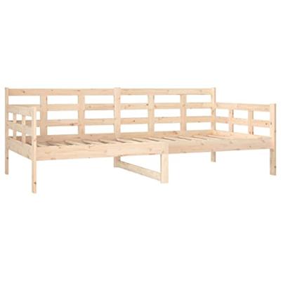 Slaapbank massief grenenhout 90x190 cm