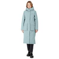 Didriksons Leya Long Parka Jas Dames Factory Blue 40 - thumbnail