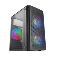 ATX Micro Behuizing Mars Gaming MC300 Zwart RGB mATX - thumbnail