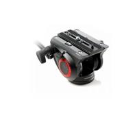 Manfrotto MVH500AH, lichtgewicht vloeistofvideokop met platte basis, schuifplaat voor snelle camera-aansluiting, ondersteunt meerdere statieven - thumbnail