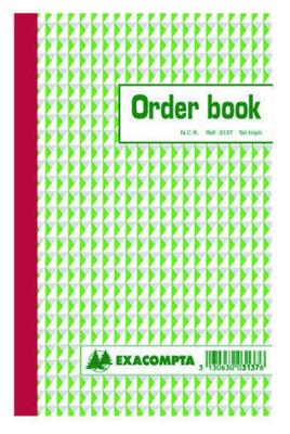 Orderboek exacompta 210x135mm 50x3vel