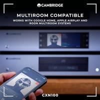 Cambridge Audio: CXN100 Muziekstreamer - Grijs - thumbnail