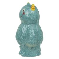 Spaarpot Blauw Monster met Horens - thumbnail